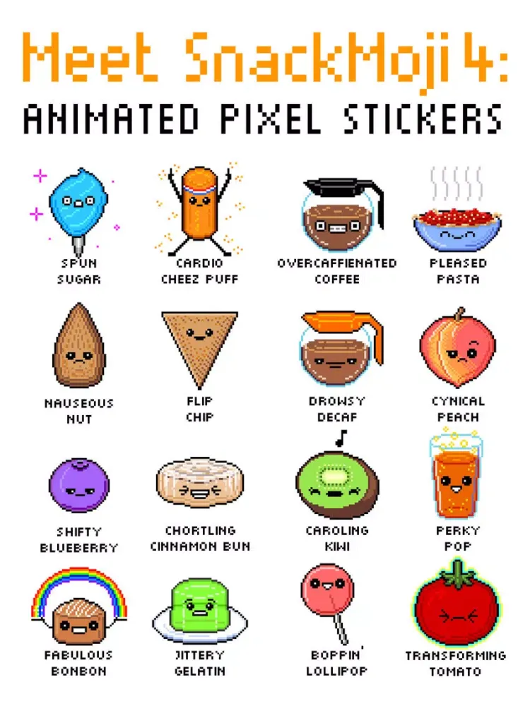 Captures d'écran de SnackMoji 4 iPad 