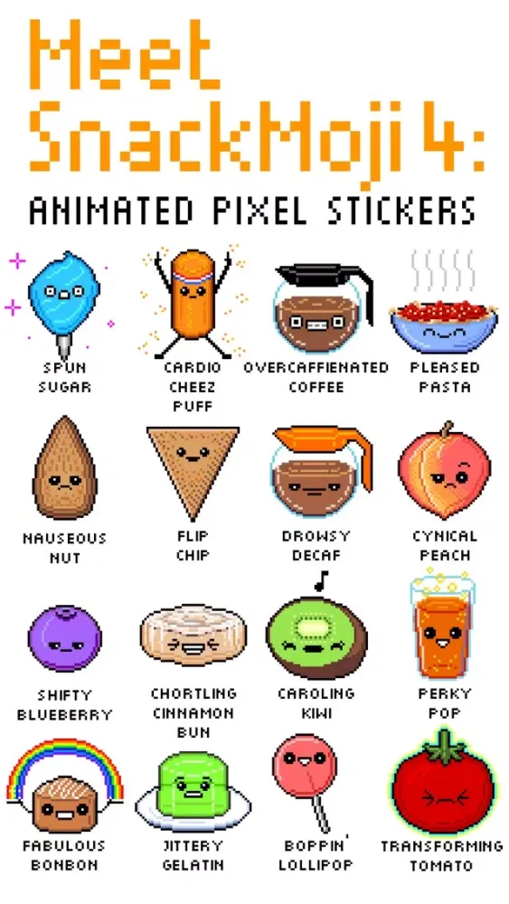 Captures d'écran de SnackMoji 4