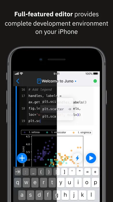 Captures d'écran de Juno Connect: Jupyter Client