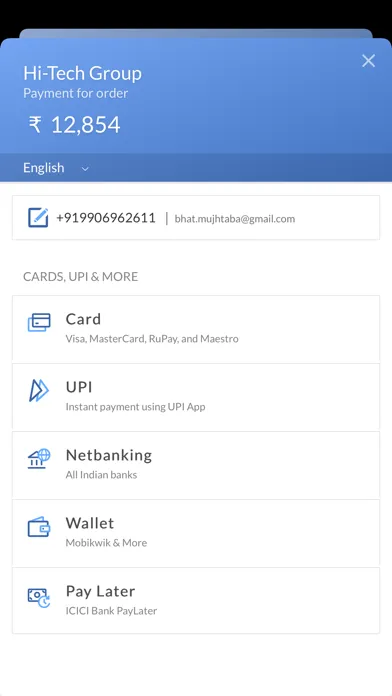 Ảnh chụp màn hình của Hi Tech Group