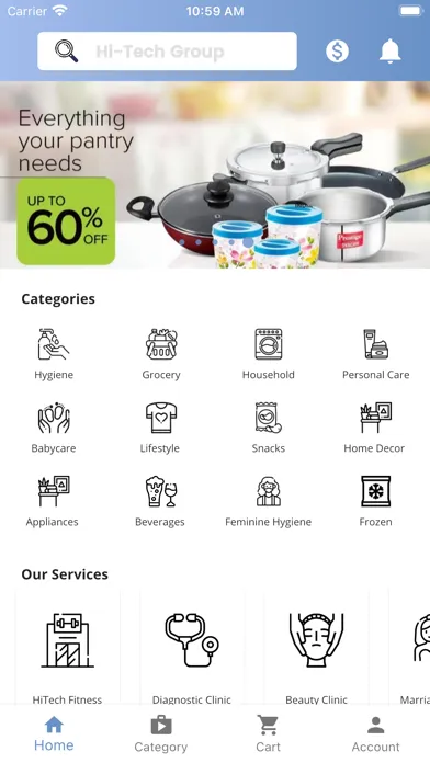 Ảnh chụp màn hình của Hi Tech Group