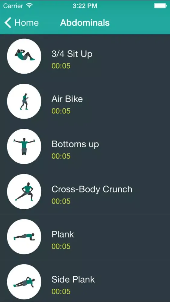 Get-Fit App Screenshots