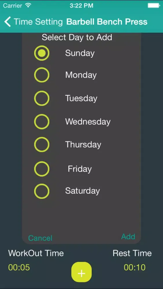Get-Fit App Screenshots