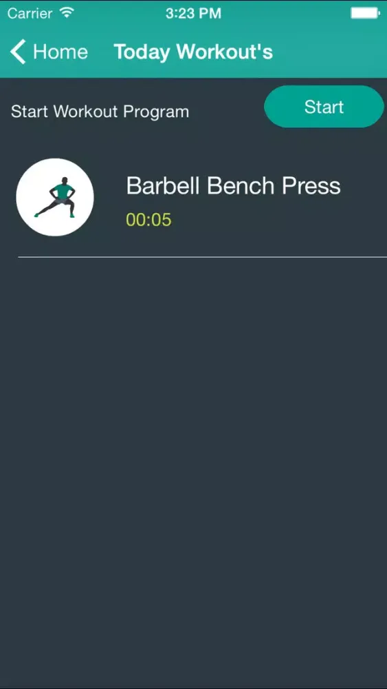 Get-Fit App Screenshots