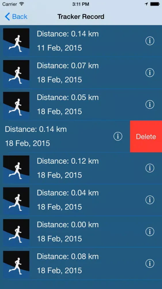 Wear Run Tracker سکرین شاٹس