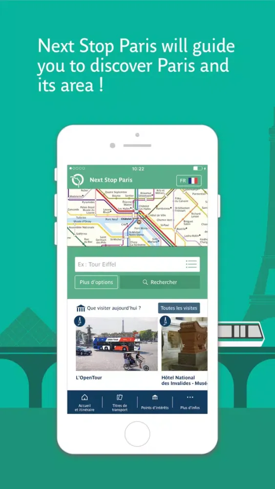 Capturas de tela do Next Stop Paris – RATP