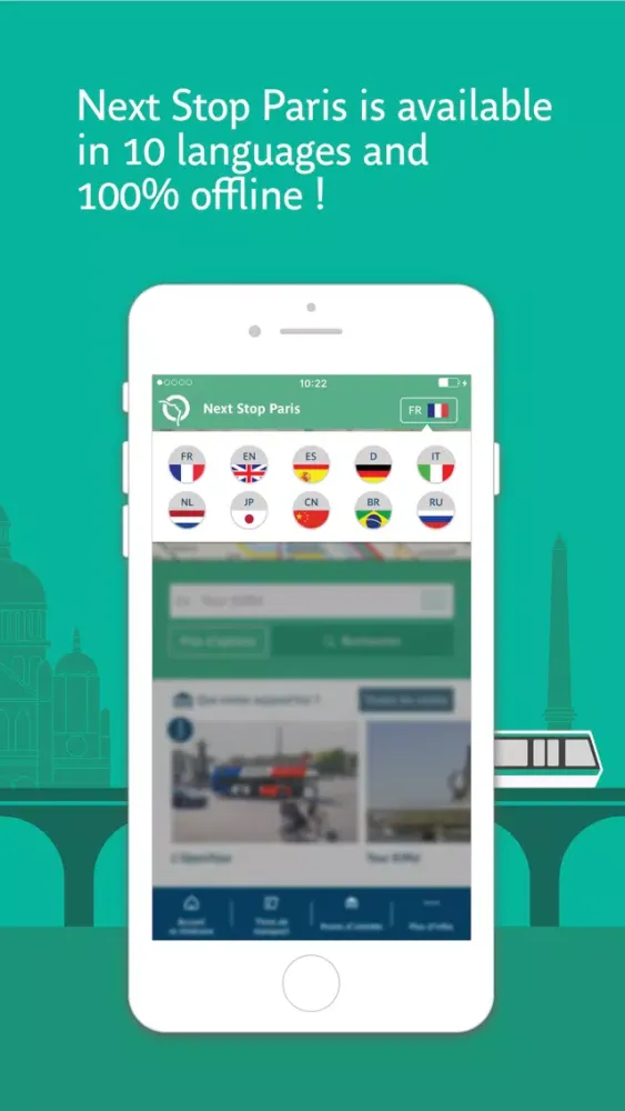 Capturas de tela do Next Stop Paris – RATP