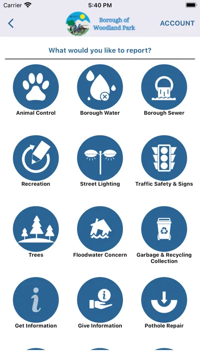 Ảnh chụp màn hình của myWoodlandPark