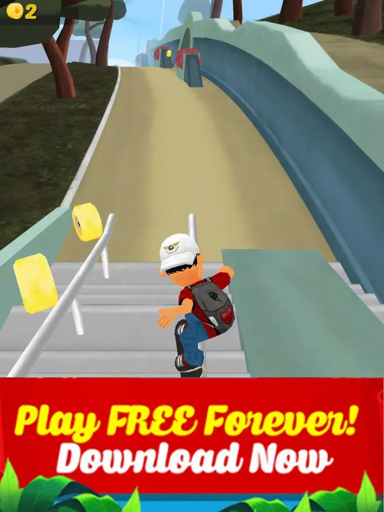 Skateboard Stunt Runner 2017 Free iPad  스크린샷