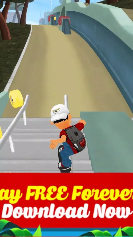 Skateboard Stunt Runner 2017 Free 스크린샷