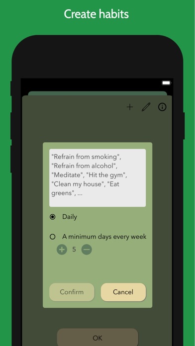 Tangkapan layar Habit Tracker - Forest