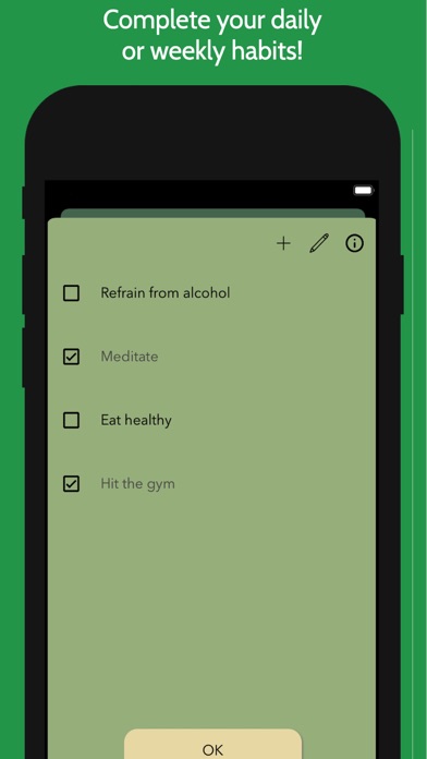 Tangkapan layar Habit Tracker - Forest