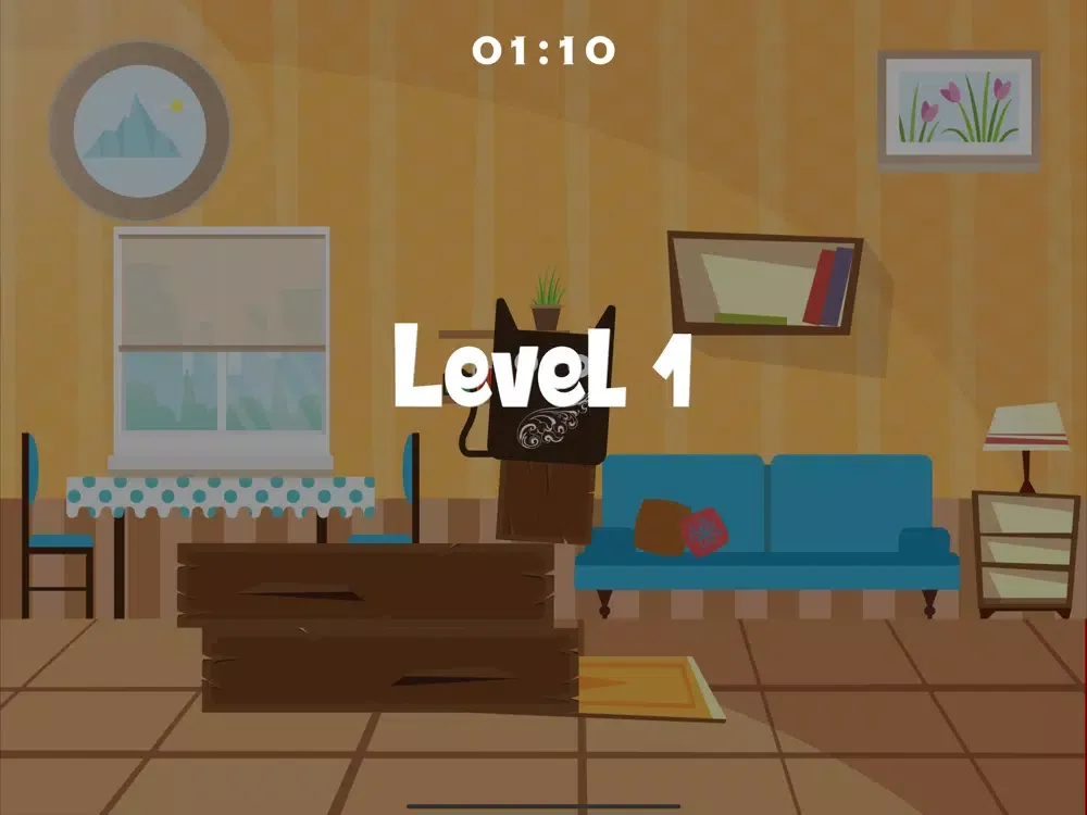 Ảnh chụp màn hình của Cat Sleeps iPad 