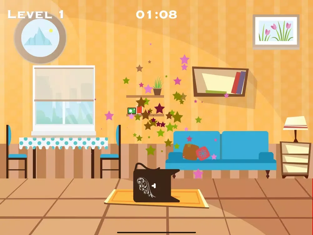 Ảnh chụp màn hình của Cat Sleeps iPad 