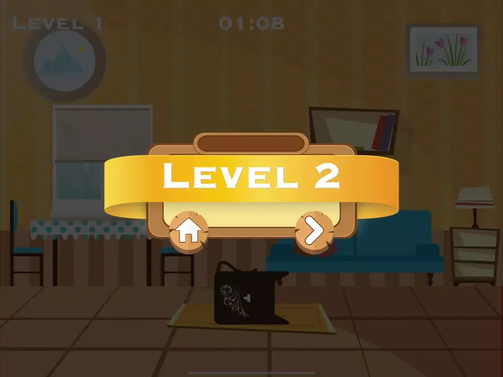 Ảnh chụp màn hình của Cat Sleeps iPad 