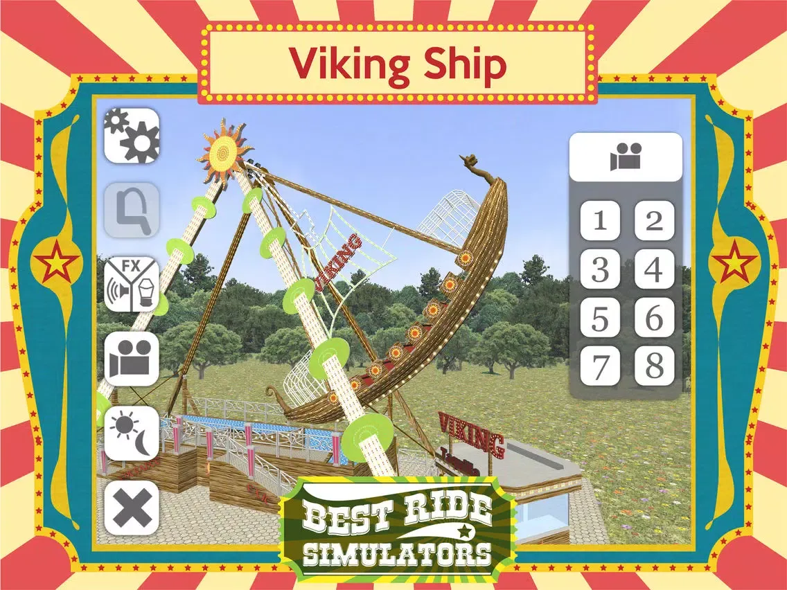 تصاویر Viking ship - Fairground ride iPad 