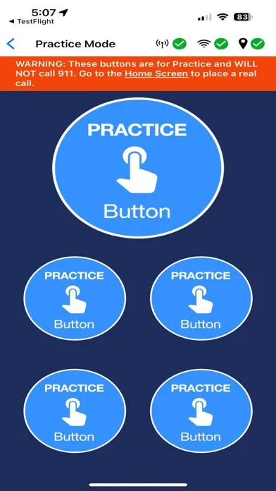 Rave Panic Button سکرین شاٹس