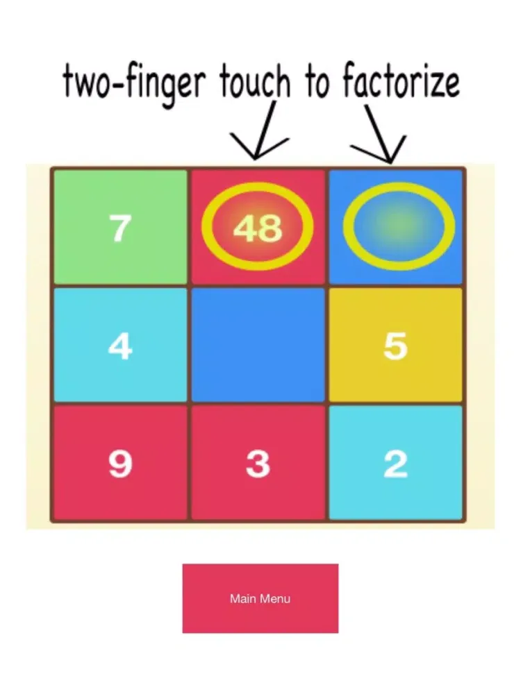 4624 - multiplication puzzle game iPad  سکرین شاٹس
