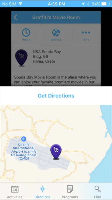 Ảnh chụp màn hình của NavyMWR Souda Bay