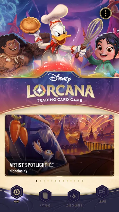 Zrzuty ekranu Disney Lorcana TCG Companion