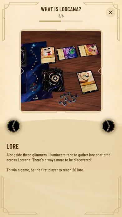 Zrzuty ekranu Disney Lorcana TCG Companion