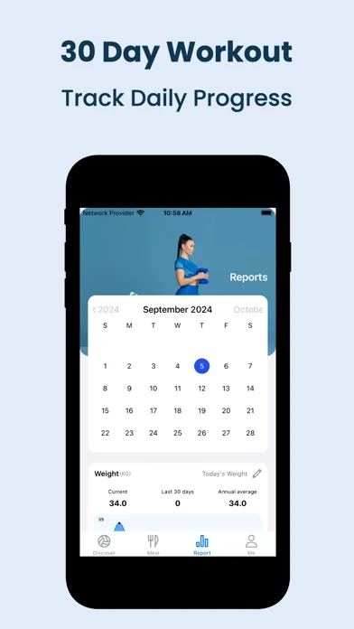 ภาพหน้าจอของ Home Workout Planner