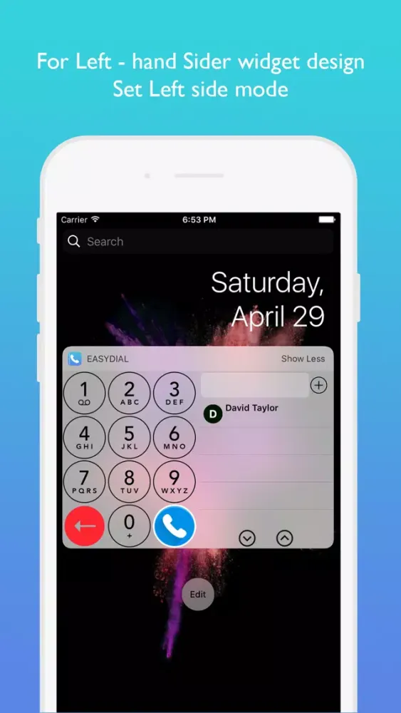 ภาพหน้าจอของ Easy Dialer - T9 dailer widget