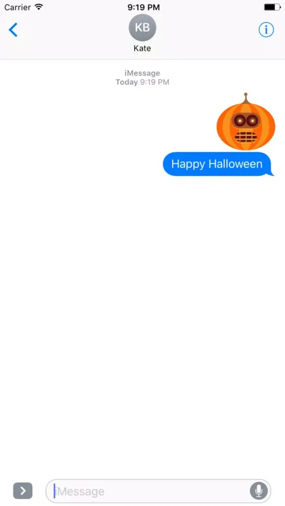 Halloween Emoji and sticker for iMessage App स्क्रीनशॉट