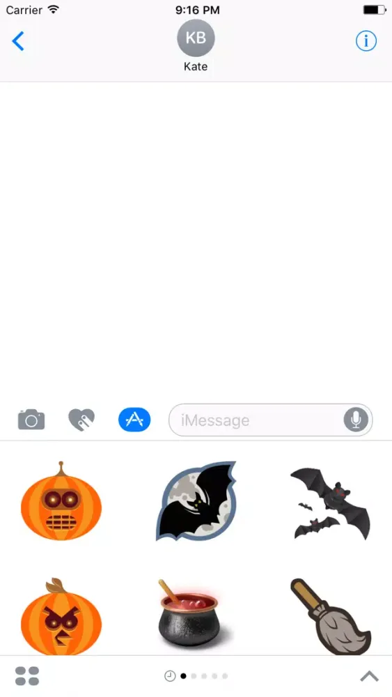 Halloween Emoji and sticker for iMessage App स्क्रीनशॉट