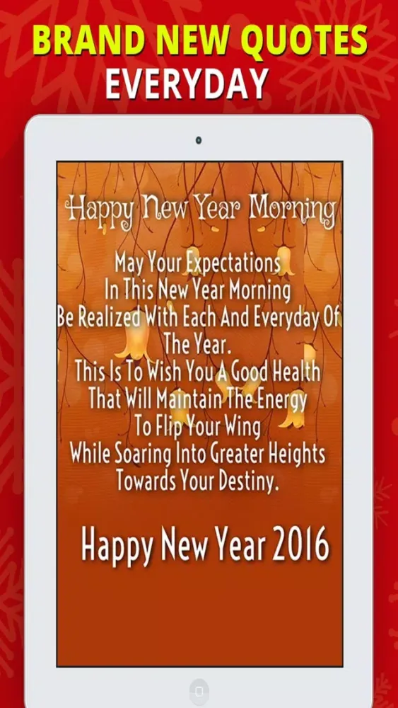 ภาพหน้าจอของ Happy New Year 2017 - Greetings & Quotes Message