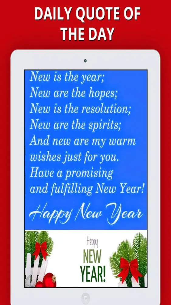 ภาพหน้าจอของ Happy New Year 2017 - Greetings & Quotes Message