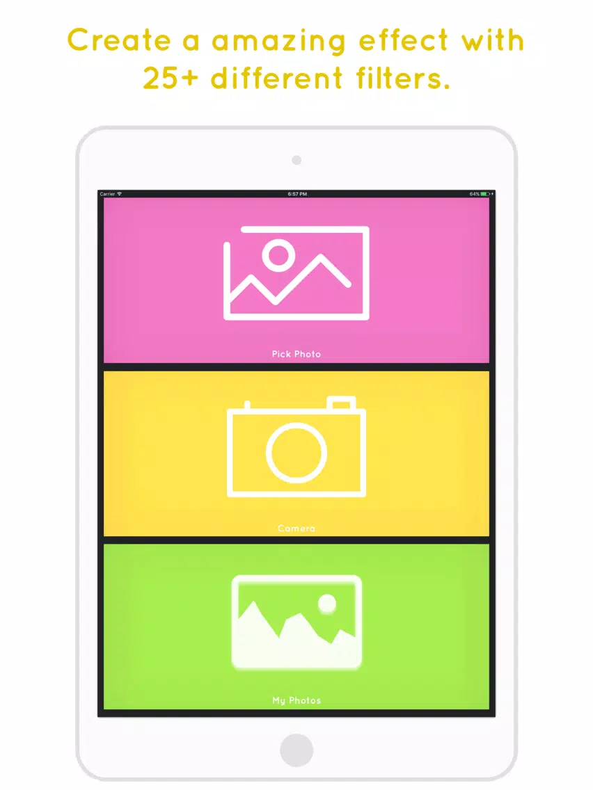 Скриншоты PicsTouch : Filter Photo by Touch iPad 