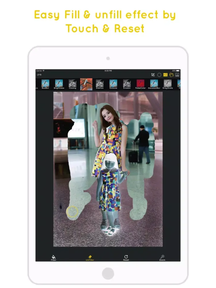 PicsTouch : Filter Photo by Touch iPad  스크린샷