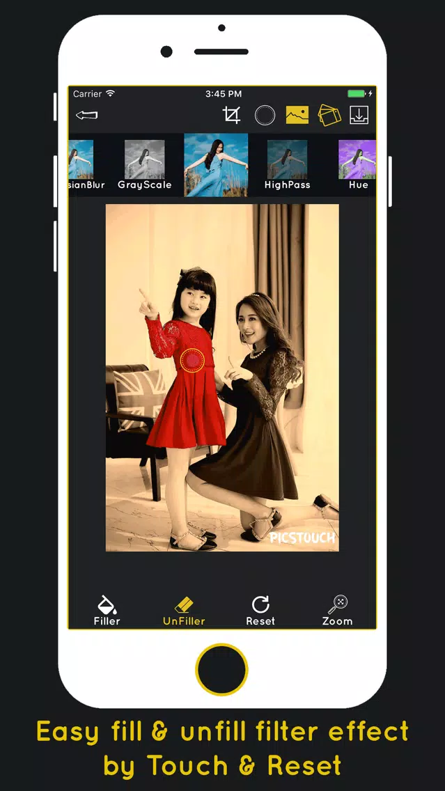 Скриншоты PicsTouch : Filter Photo by Touch