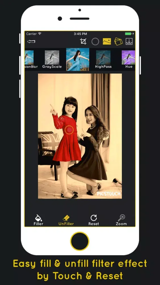 PicsTouch : Filter Photo by Touch 스크린샷