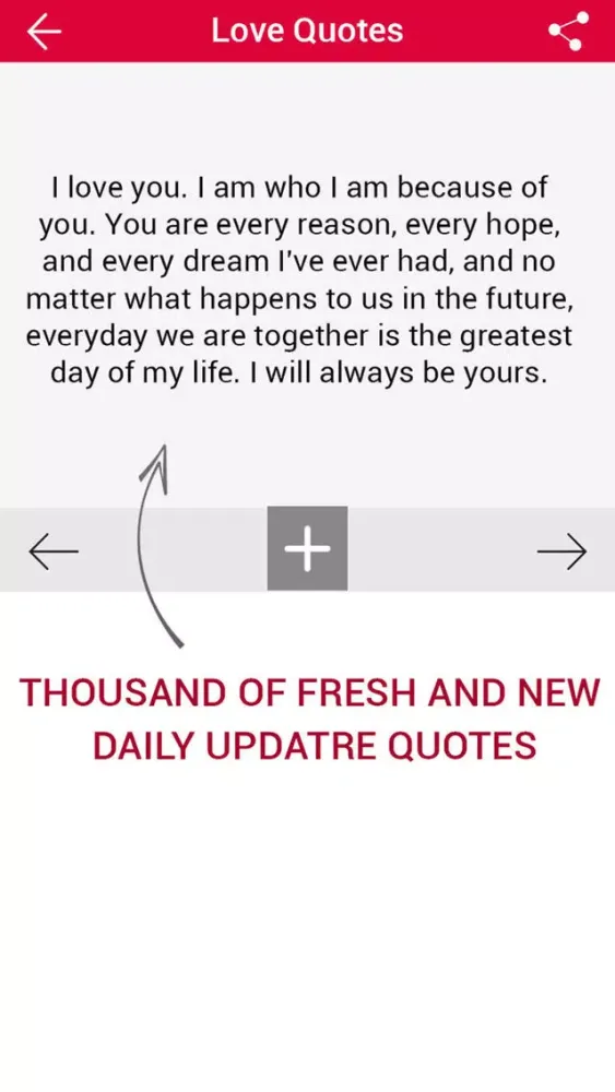 Love and Romantic Quotes 2016 Screenshots