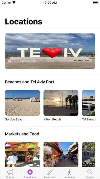 Captures d'écran de Tel Aviv Guide and Travel