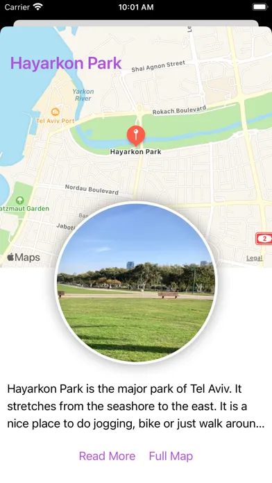 Captures d'écran de Tel Aviv Guide and Travel