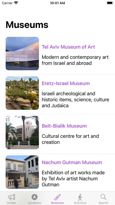 Captures d'écran de Tel Aviv Guide and Travel