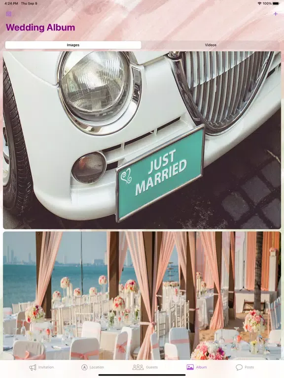 تصاویر Our Wedding Event iPad 