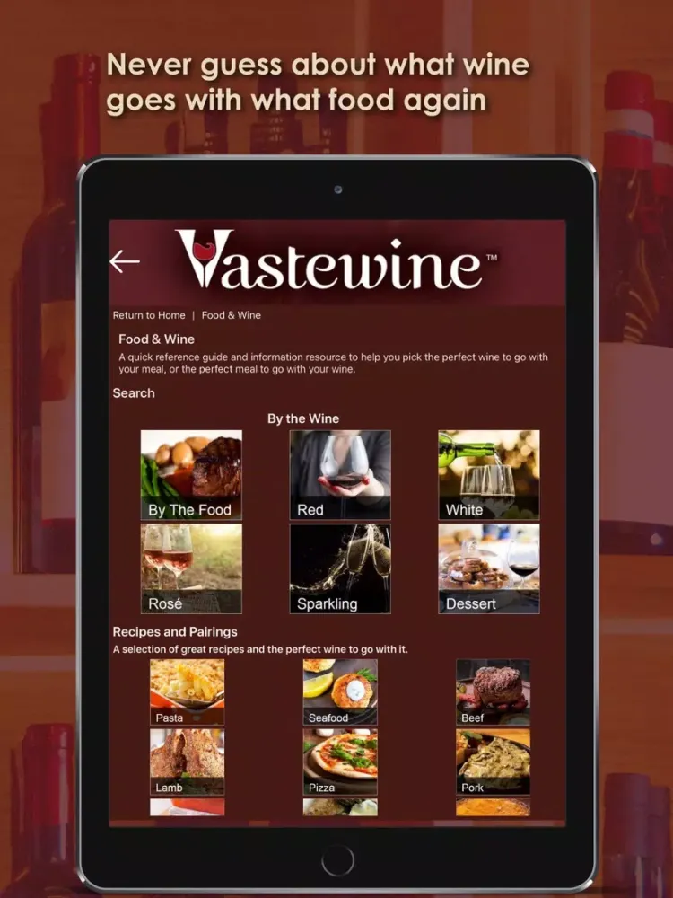 Vastewine: Wine Scoring App iPad 應用截圖