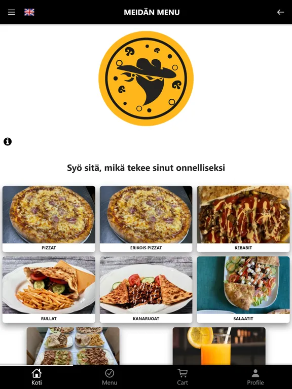 Ravintola Heros iPad  Screenshots