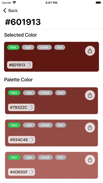 Colour Picker! سکرین شاٹس