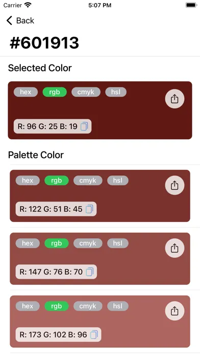 Colour Picker! سکرین شاٹس