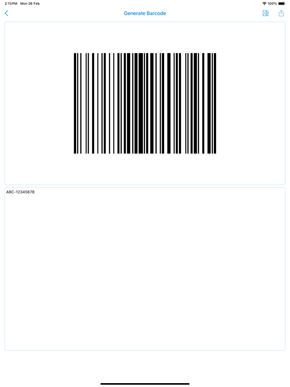 Quick Barcode Scan & Generator iPad  سکرین شاٹس