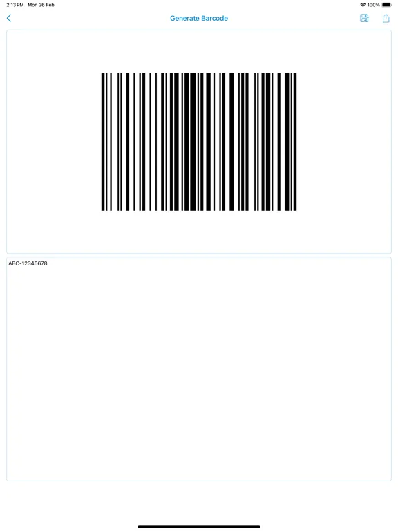 Tangkapan skrin Quick Barcode Scan & Generator iPad 