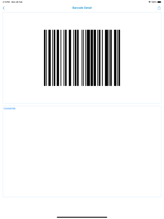 Quick Barcode Scan & Generator iPad  سکرین شاٹس