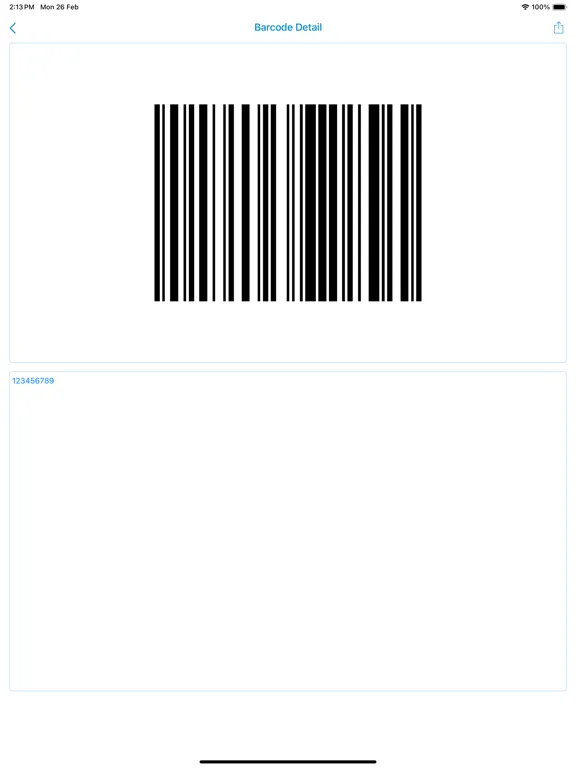 Tangkapan skrin Quick Barcode Scan & Generator iPad 