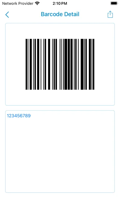 Tangkapan skrin Quick Barcode Scan & Generator