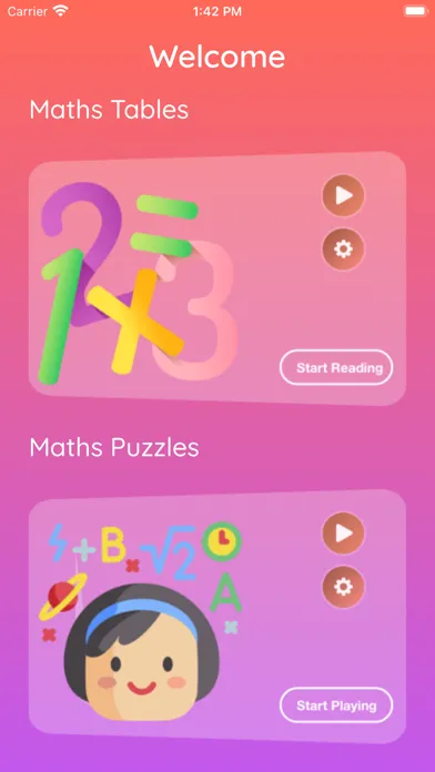 Zrzuty ekranu 2048 Game & Maths Tables